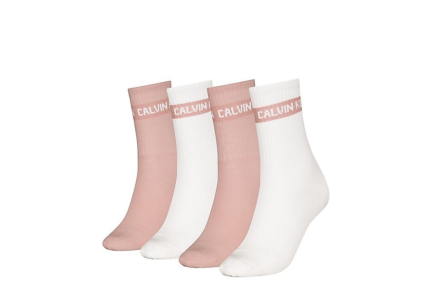 Calvin Klein Jeans Socken CKJ WOMEN SOCK 4P GIFTBOX STRIPE LOGO (4er Pack) günstig online kaufen