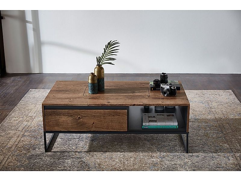 WOHN CONCEPT Premium Möbel Couchtisch 115 x 42 x 65 cm (B/H/T) günstig online kaufen