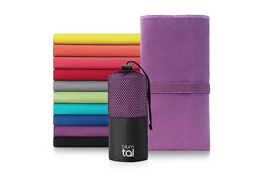 Blumtal Sporthandtuch Mikrofaser Handtuch - kompakte Mikrofaser Handtücher, günstig online kaufen