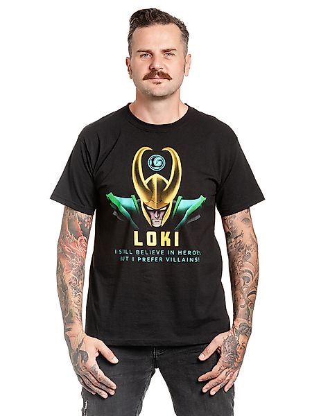 Loki Villains Herren T-Shirt schwarz günstig online kaufen