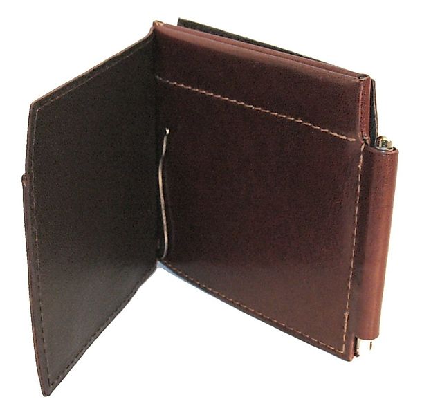 Golden Head Geldscheinklammer Money Clip Billfold Wallet, aus echtem Rindsl günstig online kaufen