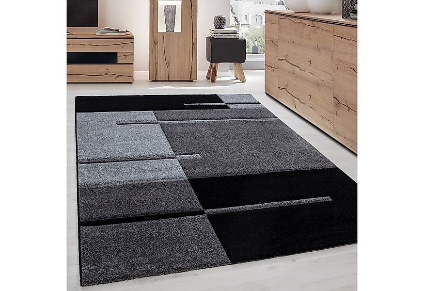 Carpettex Frisé-Teppich Kariert Design, Rechteckig, Höhe: 13 mm, Designer W günstig online kaufen
