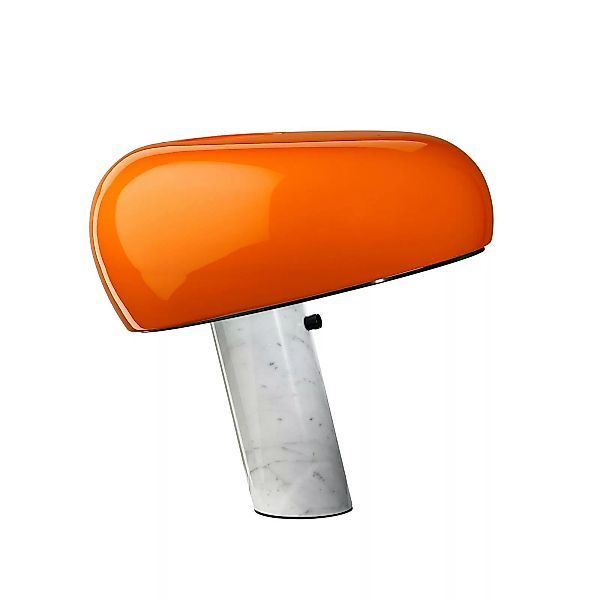 FLOS Snoopy Tischleuchte mit Dimmer, orange günstig online kaufen