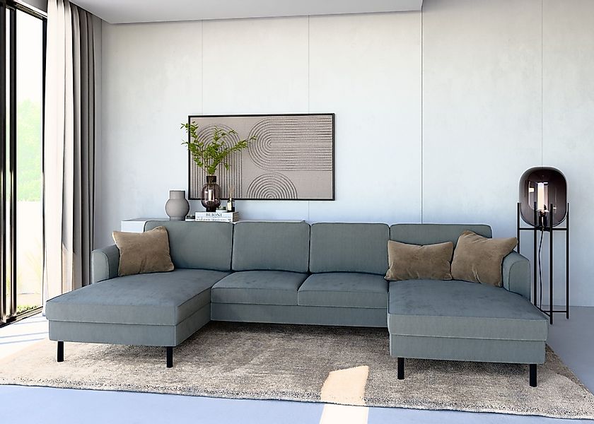 Home affaire Wohnlandschaft "Booster Couch wahlweise mit Schlaffunktion und günstig online kaufen