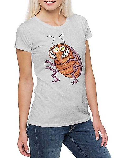 Urban Backwoods Print-Shirt Bed Bug Damen T-Shirt Käfer Bettwanze Wanze Sch günstig online kaufen