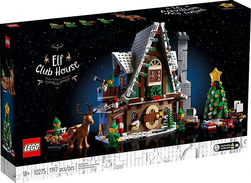 LEGO® LEGO® Icons 10275 Winterliches Elfen Klubhaus Konstruktionsspielstein günstig online kaufen