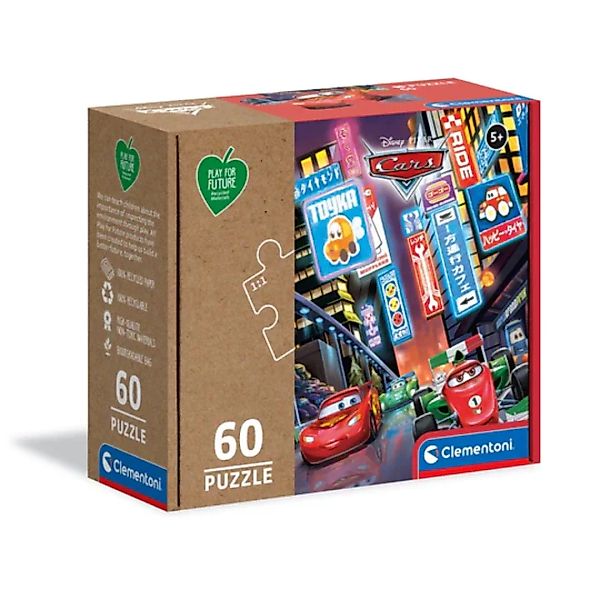 Clementoni 26999 - Cars - 60 Teile Puzzle - Play For Future günstig online kaufen