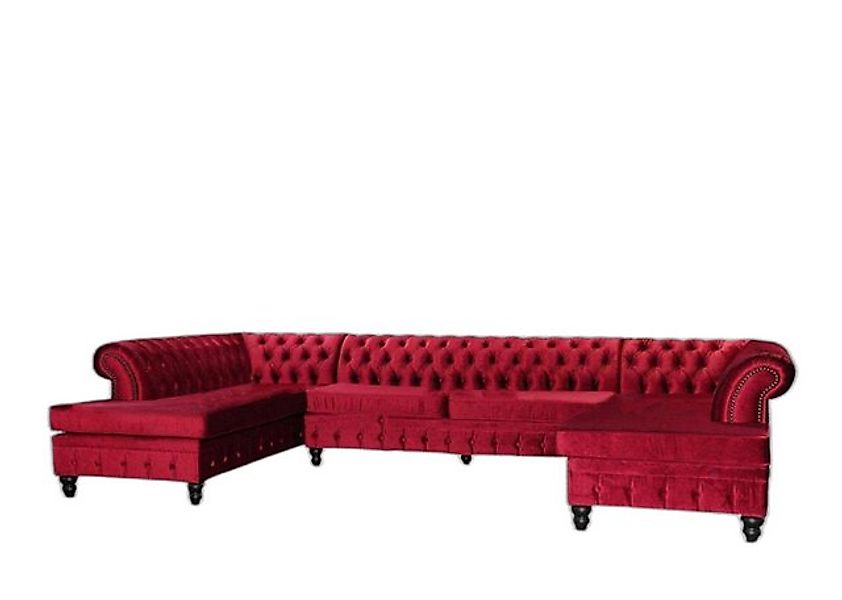 Xlmoebel Ecksofa Grau Chesterfield Dreisitzer Exklusiv Wohnraumartikel Neu günstig online kaufen