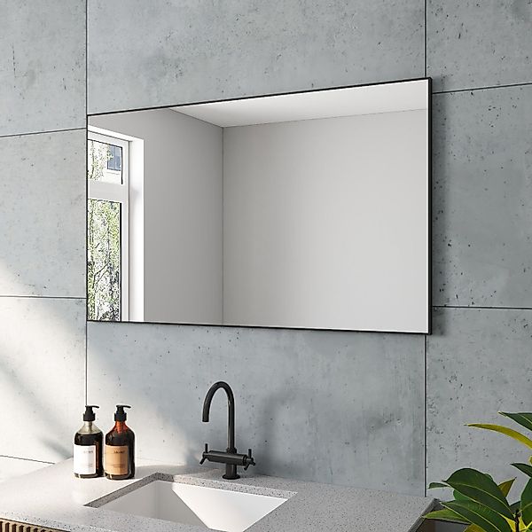 AQUABATOS Wandspiegel Spiegel Schwarz Bad Wand günstig online kaufen