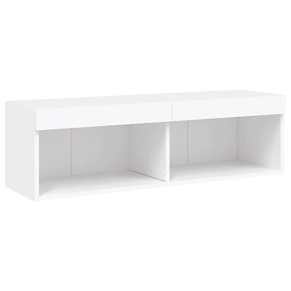 vidaXL TV-Schrank mit LED-Leuchten Weiß 100x30x30 cm 837155 günstig online kaufen