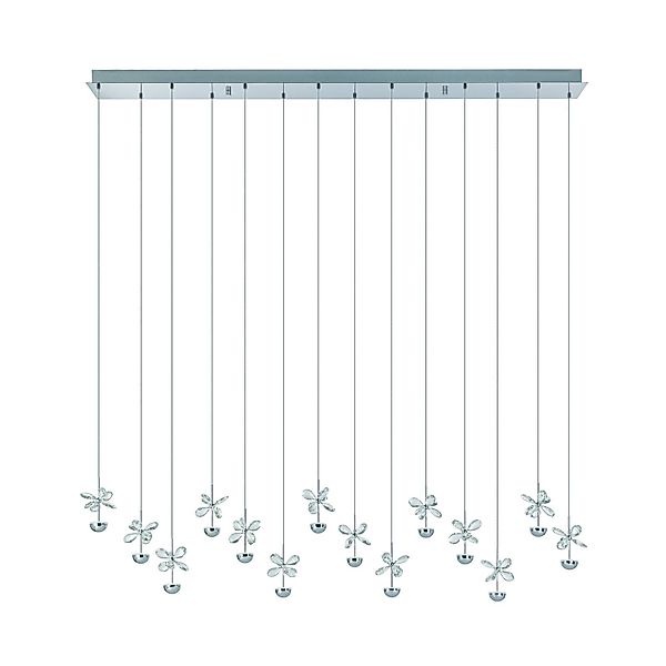 EGLO Stars Of Light LED-Hängelampe Pianopoli chrom, L. 140cm günstig online kaufen