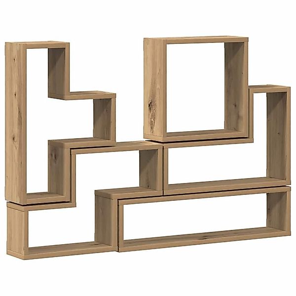 vidaXL Regal Wandwürfel Eiche handwerklich 96 günstig online kaufen