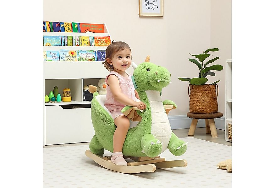 AIYAPLAY Schaukeltier Dinosaurier-Schaukel mit Tiergeräusche, weich Füllung günstig online kaufen