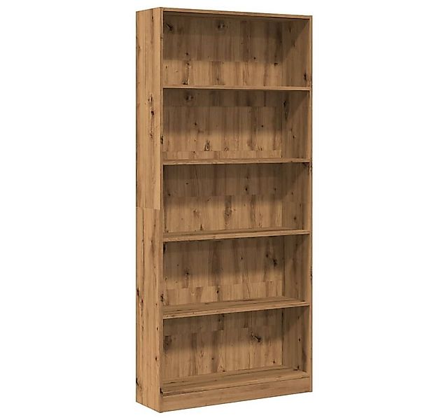 vidaXL Bücherregal Bücherregal Artisan-Eiche 80x24x176 cm Holzwerkstoff, 1- günstig online kaufen