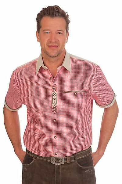 orbis Trachtenhemd Trachtenhemd - H1521 - rot günstig online kaufen