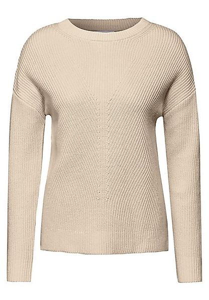 Cecil Sweatshirt Structured Round Neck günstig online kaufen