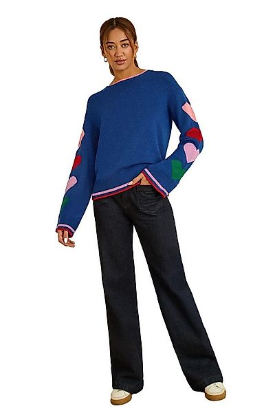 Love & Roses Rundhalspullover Love & Roses gemütlicher Pullover, Regular Fi günstig online kaufen