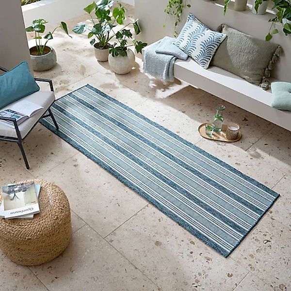 FLAIR RUGS Teppich »Roma Stripe«, rechteckig, 4 mm Höhe, Roma Stripe Indoor günstig online kaufen
