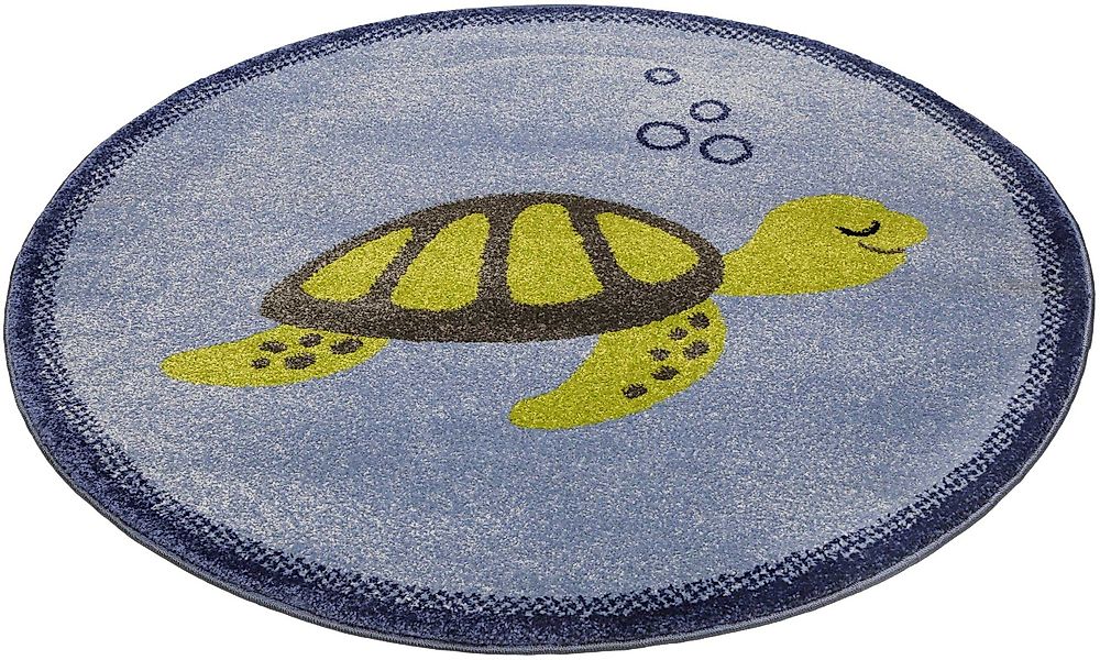 Esprit Kinderteppich »Turtle ESP-40170«, rund, 13 mm Höhe, Kurzflorteppich günstig online kaufen
