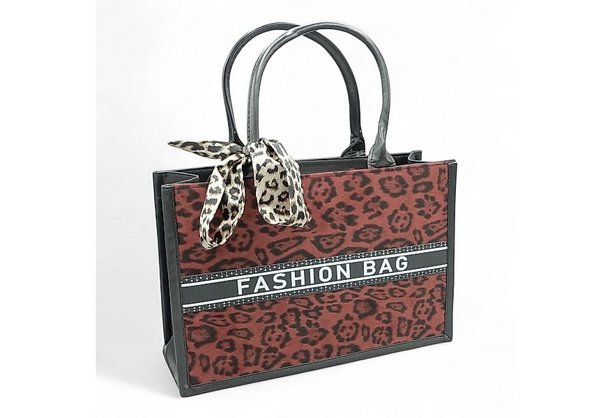 Eyecatcher Handtasche Leoparden Damen Handtasche mit Schal – Stylische Fash günstig online kaufen