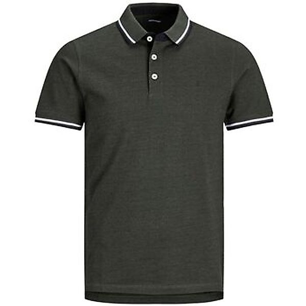 Jack & Jones  T-Shirts & Poloshirts 12136668 PAULOS-FOREST NIGHT günstig online kaufen