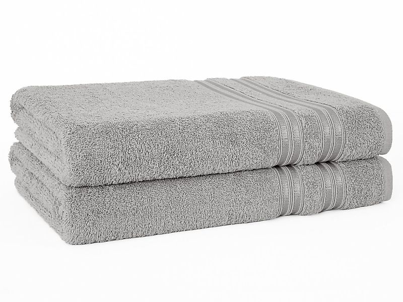 HAMMETEX Duschtuch 2er Set Badetücher 70x140 cm, 100% Baumwolle, Weich & Sa günstig online kaufen