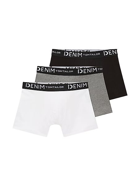 TOM TAILOR Denim Boxershorts (Packung, 3-St) günstig online kaufen