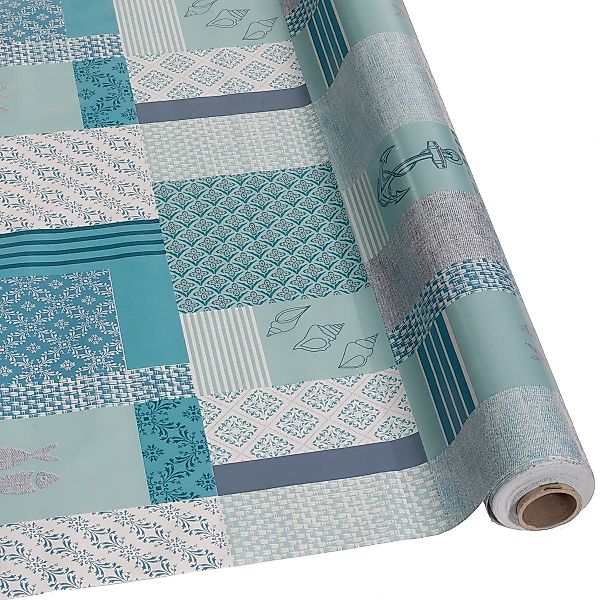 DéVa Tischdecke DéVa Wachstuchtischdecke "Patchwork Anker günstig online kaufen