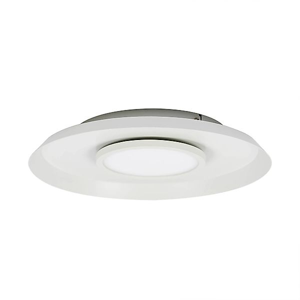 Lucande Deckenlampe Merilla 9951107 Modern in Weiß aus Metall 1-flammig GX5 günstig online kaufen