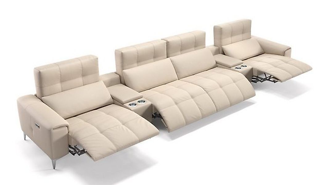 Sofanella 4-Sitzer Leder SALENTO, Heimkinosofa, Kinocouch, Funktionssofa, K günstig online kaufen