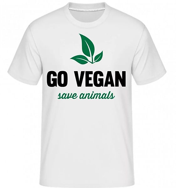 Go Vegan Save Animals · Shirtinator Männer T-Shirt günstig online kaufen