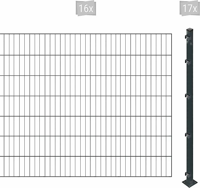 Arvotec Einstabmattenzaun "ESSENTIAL 140 zum Einbetonieren", Zaunhöhe 140 c günstig online kaufen