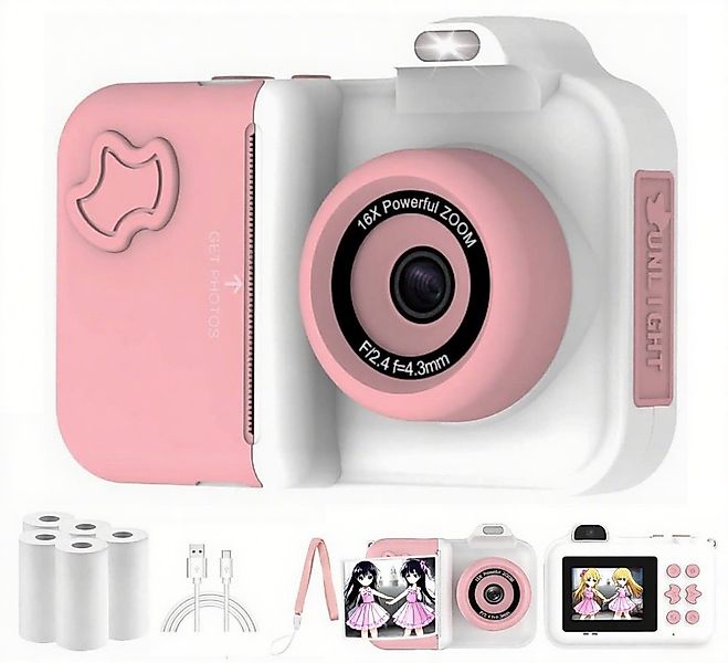 ibettertec Kinderkamera, 1080P 2,4-Zoll-Spielzeug-Kamera, Kinder-Kameras Ki günstig online kaufen