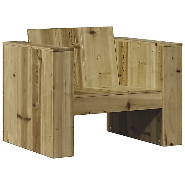 vidaXL Loungesofa Gartensessel 79x60x62 cm Kiefernholz Imprägniert, 1 Teile günstig online kaufen