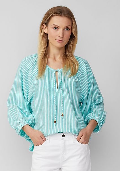 s.Oliver Langarmbluse Musselin-Bluse mit Raglanärmeln und günstig online kaufen
