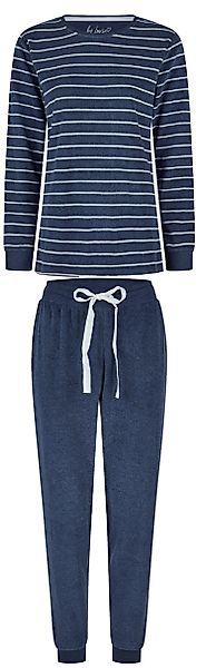 By Louise Schlafanzug Damen Frottee Pyjama günstig online kaufen
