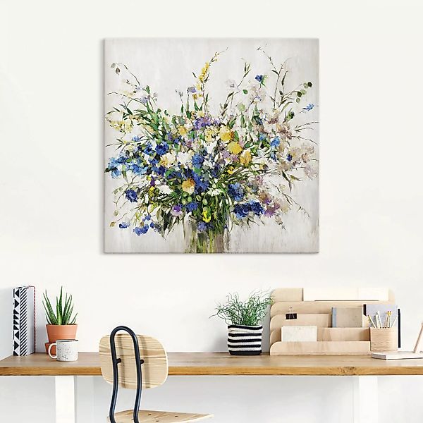 Artland Wandbild "Wildblumenstrauß", Blumenbilder, (1 St.), als Leinwandbil günstig online kaufen