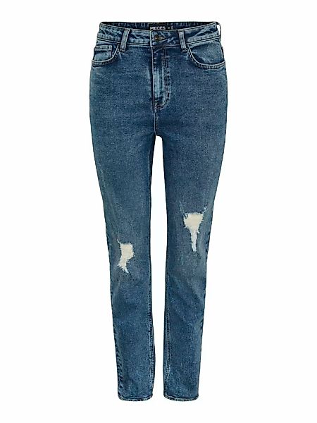 pieces High-waist-Jeans "PCBELLA HW TAP ANK JEANS LB302 NOOS" günstig online kaufen