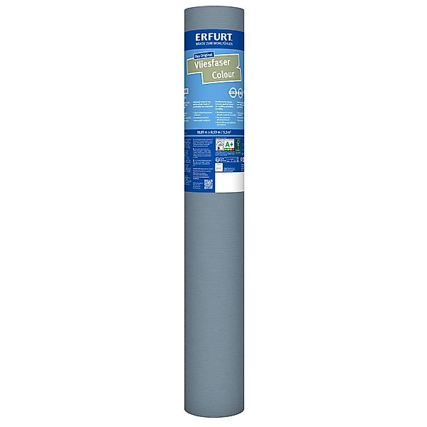 Erfurt Vliesfaser Colour 302-6 Blau 10,5 m x 0,53 m günstig online kaufen