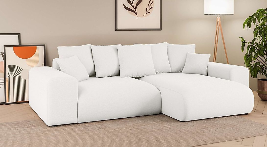 Home affaire Ecksofa "LAKESIDE mit Bettfunktion und Bettkasten, B/T/H 257/1 günstig online kaufen