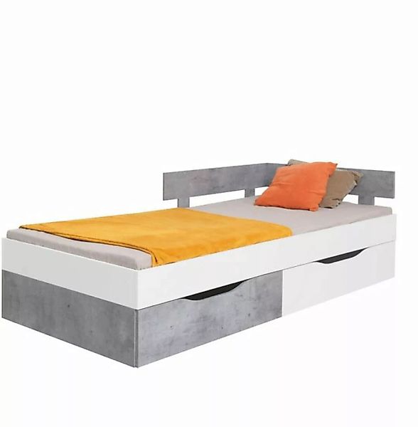 Stylefy Kinderbett Lendon (Kinderbett, Bett), 90/120x200 cm, mit 2 Fächern, günstig online kaufen