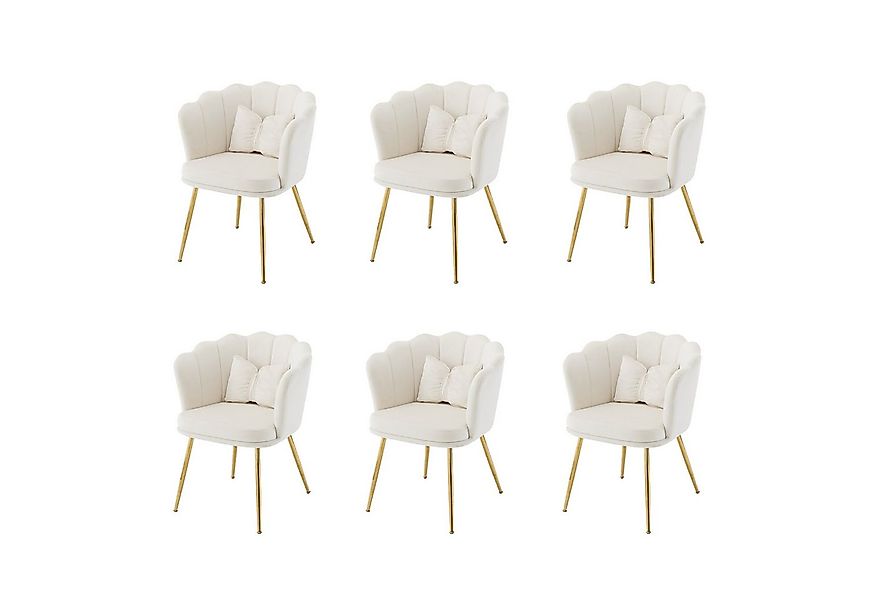 HAUSS SPOLE Esszimmerstuhl Polsterstuhl Relaxsessel mit Dekokissen, Metallb günstig online kaufen