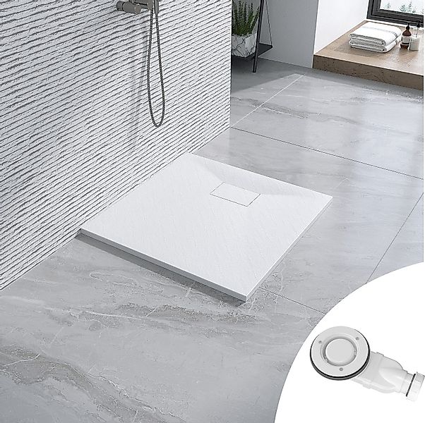 AQUABATOS Eckduschwanne Duschwanne 80x80 SMC Duschtasse günstig online kaufen