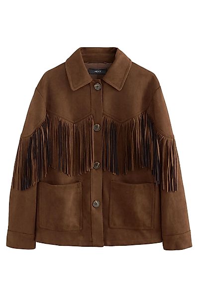 Next Lederimitatjacke Jacke aus Kunstvelourleder mit günstig online kaufen