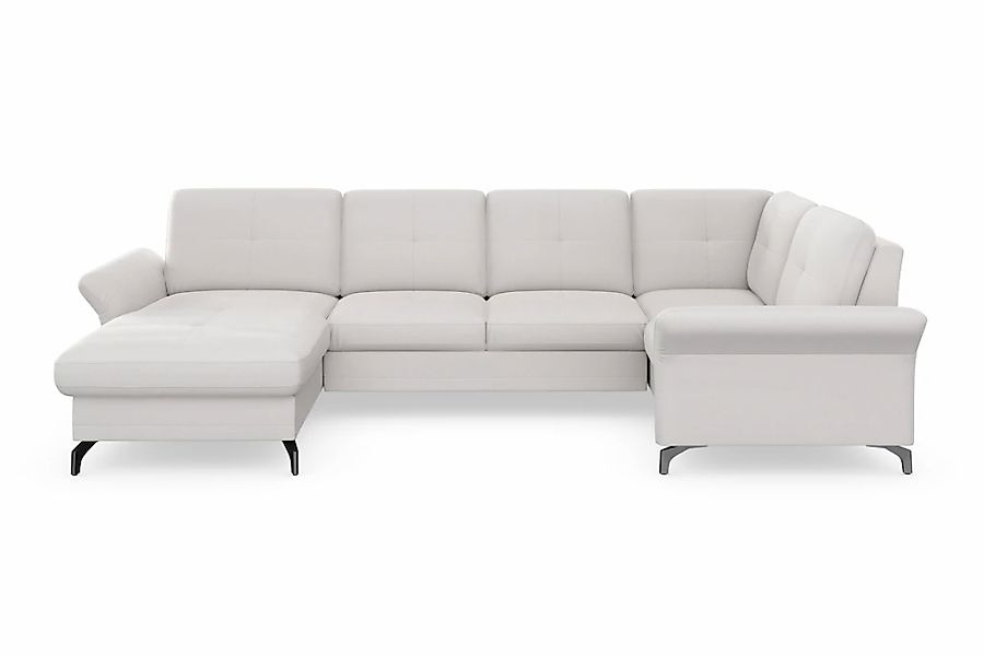 Home affaire Wohnlandschaft "Calando U-Form" wahlweise mit Bettfunktion, Be günstig online kaufen