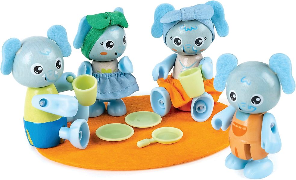 Hape Minipuppe Green Planet Explorers, Elefantenfamilie günstig online kaufen