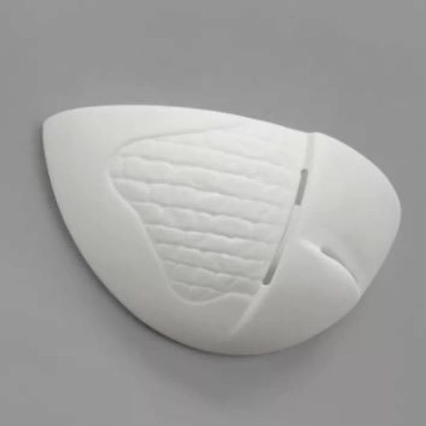 Wandleuchte Gips Keramik in Weiß Schlafzimmer günstig online kaufen