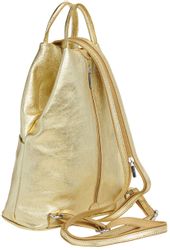 Caspar Cityrucksack 2in1 sportliche Leder Schultertasche günstig online kaufen