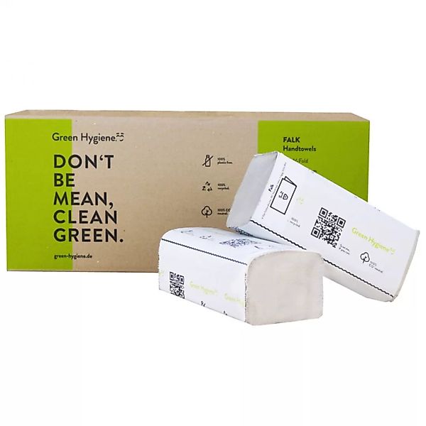 Green Hygiene Papierhandtücher Falk, 1-lagig, 5.000 Tücher, V-falz günstig online kaufen
