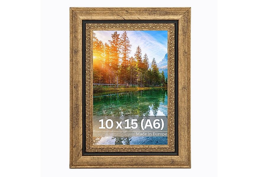 Victor (Zenith) Bilderrahmen Boho, Bilderrahmen Gold 10x15 cm (A6), Bilderr günstig online kaufen